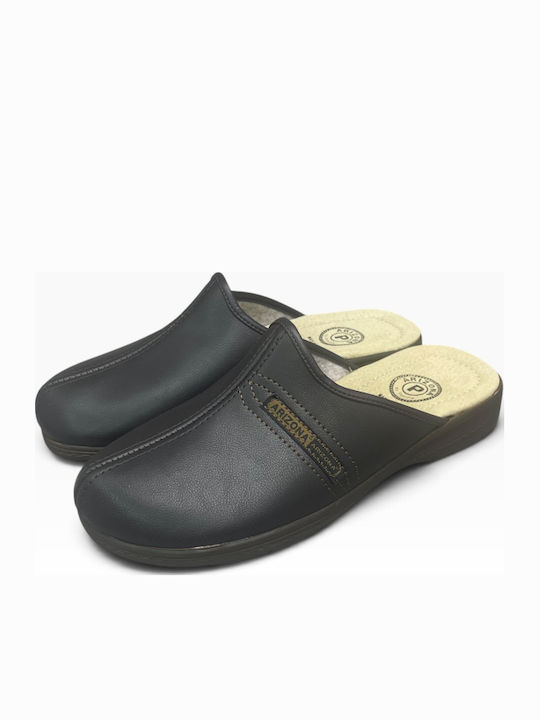 Men's Brown Anatomical Slippers AN-03413-2-7