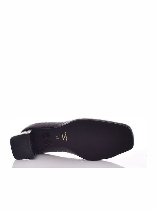 Spitze Lederpumps Brown