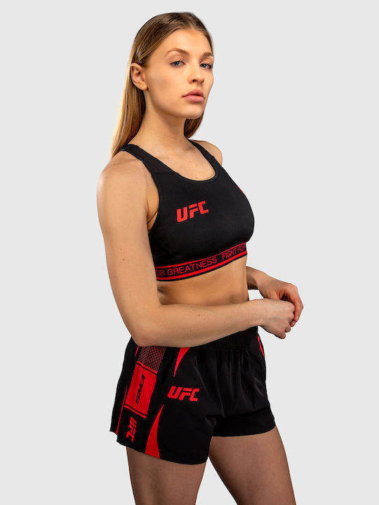 Дамско спортно бюстие Black/red