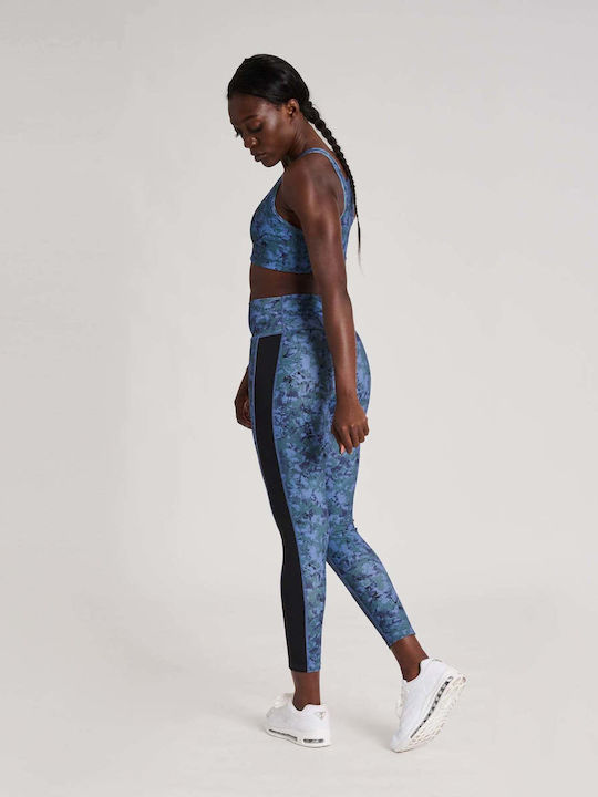Sport-BH für Damen Blue/Green Camo