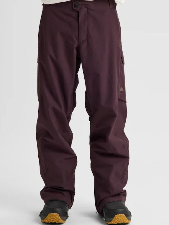 Burton Reserve 302631OE5CRG Ανδρικό Παντελόνι Σκι & Snowboard Καφέ