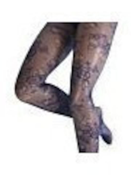 Ciorapi Pantalon pentru Femei 20 Den cu Cusătură Albastru