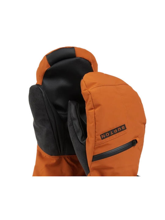 Burton Snow Herren-Fäustlinge Ski- und Snowboardhandschuhe mit Gore-Tex-Membran in Orange