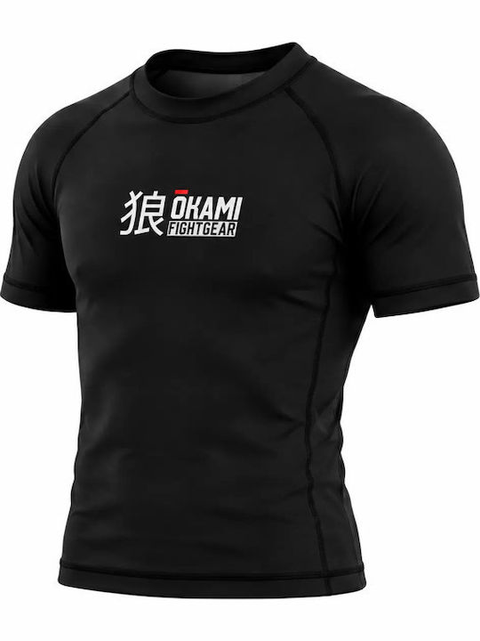 Okami Ανδρική Κοντομάνικη Μπλούζα ORS148 για Jiu-Jitsu / MMA Μαύρη
