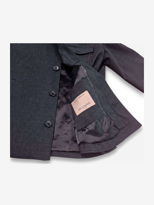 Kids Long-Sleeved Shirt Dark Blue Taddis