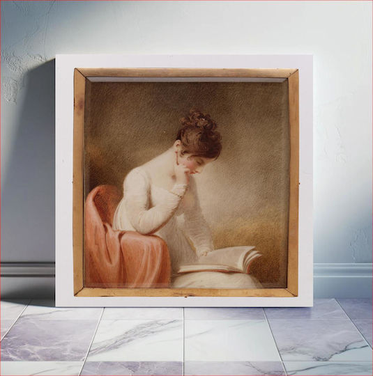 Interesting Story Miss Ray Ξύλινος 120x120 cm