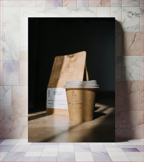Tablou Ceșcuță de Cafea în Lumina Soarelui 100x150 Tablou Ceșcuță de Cafea în Lumina Soarelui 100x150
