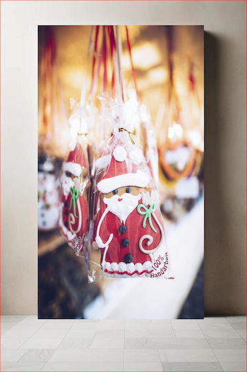 Painting Christmas Santa Cookies 100x150 Painting Christmas Santa Cookies 100x150