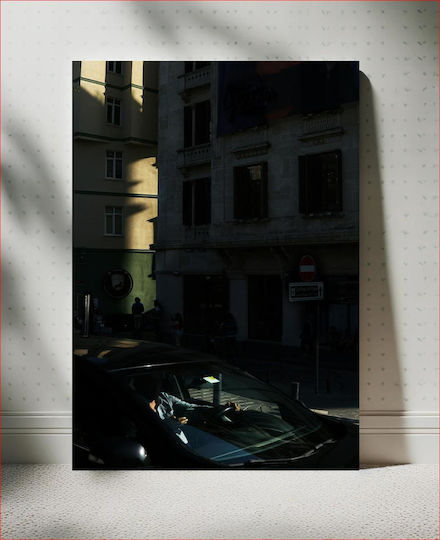 Shadowy Urban Scene With Car Σκιώδης Αστική Σκηνή Με Αυτοκίνητο Shadowy Urban Scene With Car Σκιώδης Αστική Σκηνή Με Αυτοκίνητο
