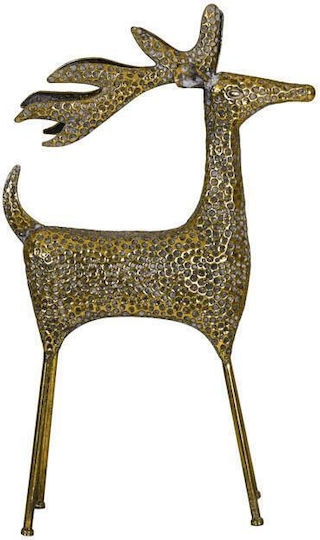 Fylliana Weihnachtliche Metallfigur Hirsch Goldfarben Höhe 59 cm Fylliana Weihnachtliche Metallfigur Hirsch Goldfarben Höhe 59 cm
