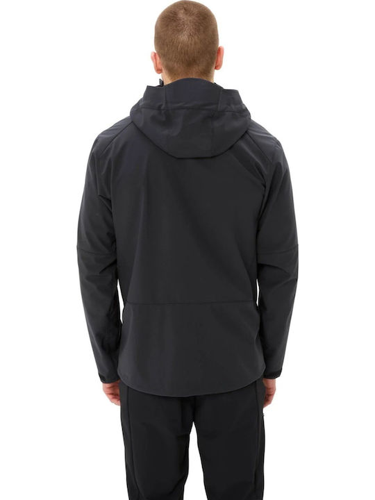 Jachetă de Iarnă 3 în 1 Softshell Impermeabilă și Rezistentă la Vânt Neagră