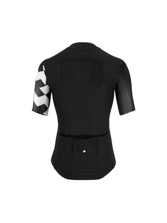 Assos Tricou De Ciclism Pentru Bărbați Mâneci Scurte Road Bike Negru