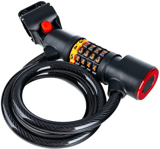 L47h Cable Lock Bicycle Code Light