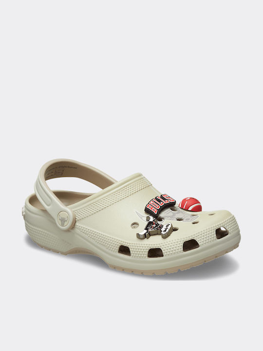 Crocs Classic NBA Chicago Bulls Мъжки Бежови Сабо