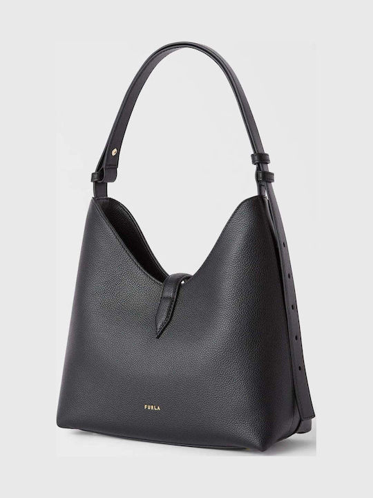 Furla Goccia S Дамска Hobo Чанта от Естествена Кожа