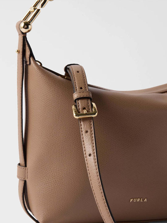 Hobo-Tasche aus Leder für Damen Toffee 4489s