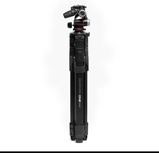 Manfrotto Τρίποδο One από Αλουμίνιο με 3-way Κεφαλή έως 177.8cm και Αντοχή 4.11kg