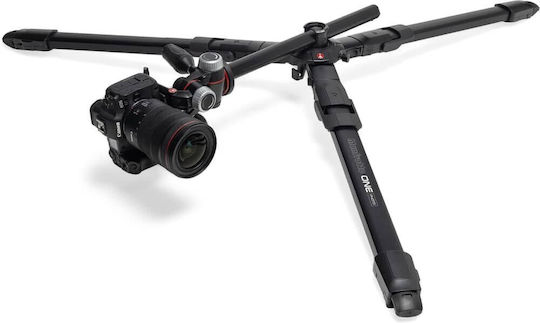 Manfrotto Τρίποδο One από Αλουμίνιο με 3-way Κεφαλή έως 177.8cm και Αντοχή 4.11kg