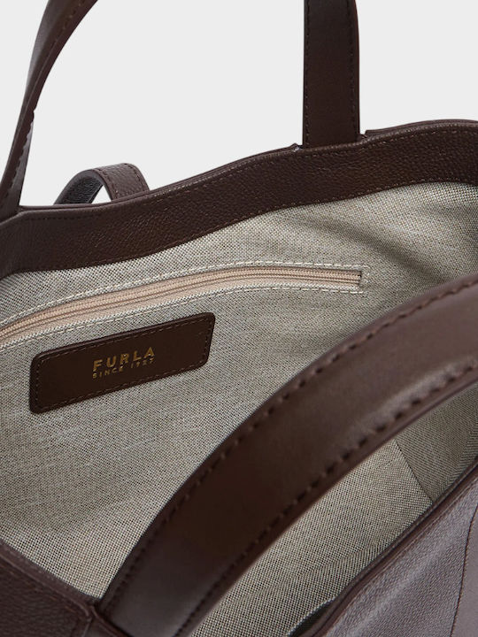 Leather Women's Tote Bag Brown