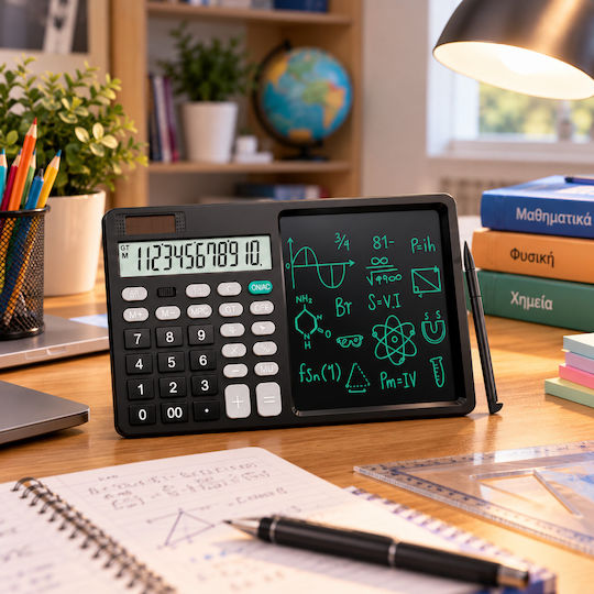 Green Lyca 12-Digit Calculator in Green Color