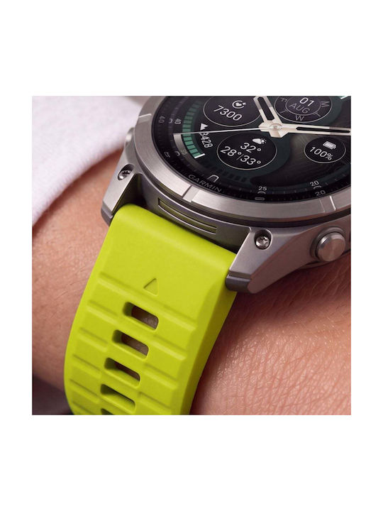 Tech-protect Silicone Garmin Fenix 5 6 6 Pro 7 8 8 Pro E 9 9 Pro 47 Mm Volt Lime 5906302399901