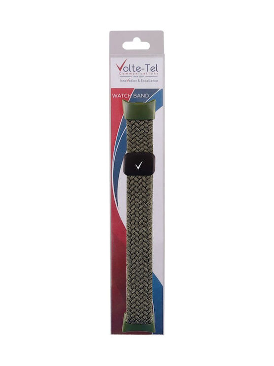 Volte-Tel Armband Leder Grün (Xiaomi Smart Band 8, Xiaomi Smart Band 9)