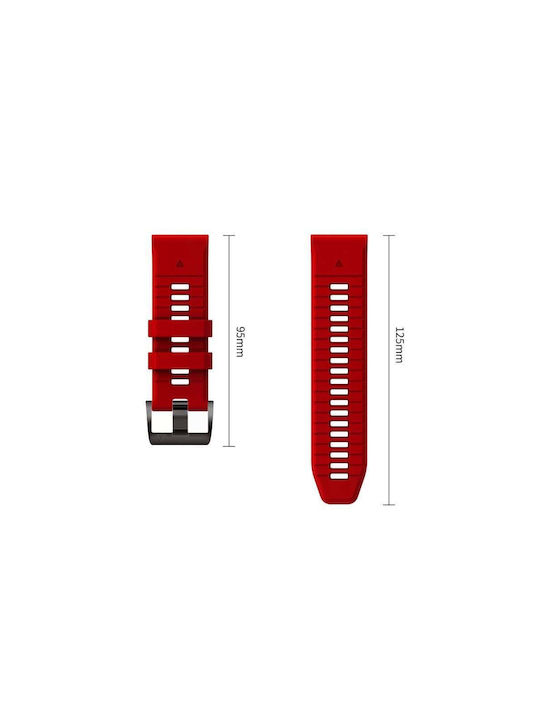 Tech-Protect Silicon Garmin Fenix 5 6 6 Pro 7 8 8 Pro E 9 9 Pro 47 Mm Roșu Crimson 5906302399932