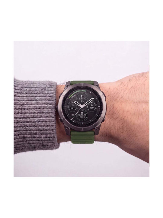 Tech-Protect Silicon Garmin Fenix 5 6 6 Pro 7 8 8 Pro E 9 9 Pro 47 mm Verde Militar 5906302399925