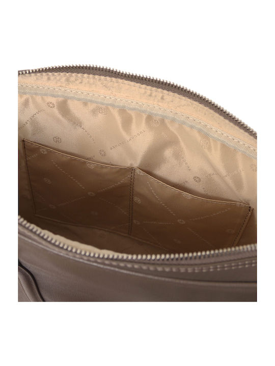 Tuscany Leather Shoulder / Handheld Laptop Bag in Grey TL142453