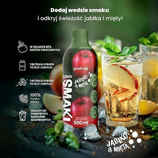 Dafi Pushair Apple & Mint Water Concentrate Syrup 500 Ml Multicolor