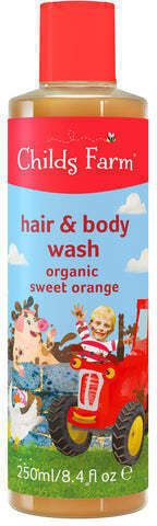 Kids’ Bubble Bath & Shampoo Sweet Orange with Orange in Gel Form 250ml