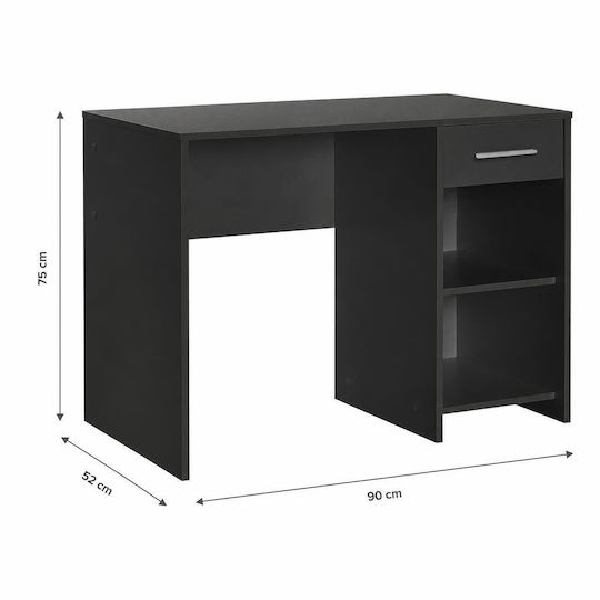 Desk Concept Wooden Charcoal 90x52x75cm