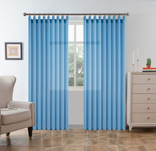 Kraft World Завеса с перделък синя 270x280 см.