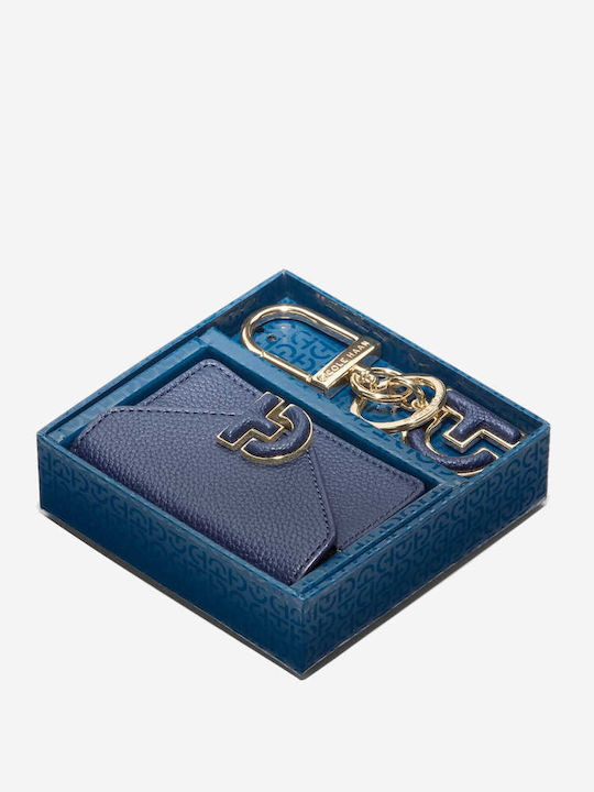 Hann Leather Women's Card Holder Navy Blue