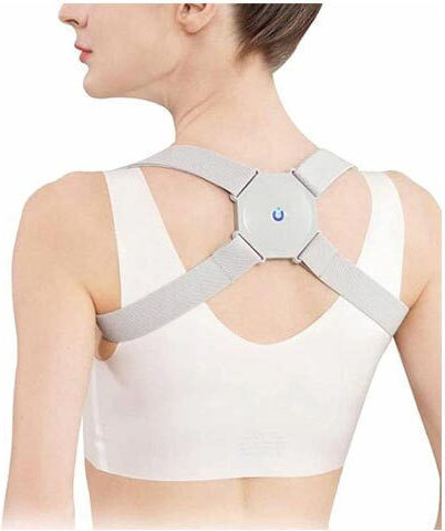 Adjustable Magnetic Back Belt for Men for Women in Grey Colour