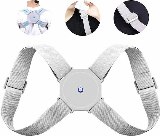 Adjustable Magnetic Back Belt for Men for Women in Grey Colour