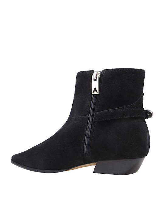 Suede Women's Ankle Boots Black