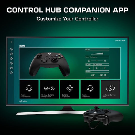 Rematch Core Ενσύρματο Gamepad για Xbox Series Μαύρο