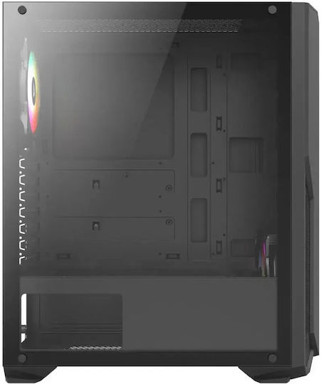 Primalist Gaming Midi Tower Computer Case with RGB Lighting Black