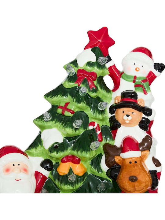 Weihnachtliche Beleuchtete Dekofigur Grün Batteriebetrieben 32x23.5x12cm Weihnachtliche Beleuchtete Dekofigur Grün Batteriebetrieben 32x23.5x12cm