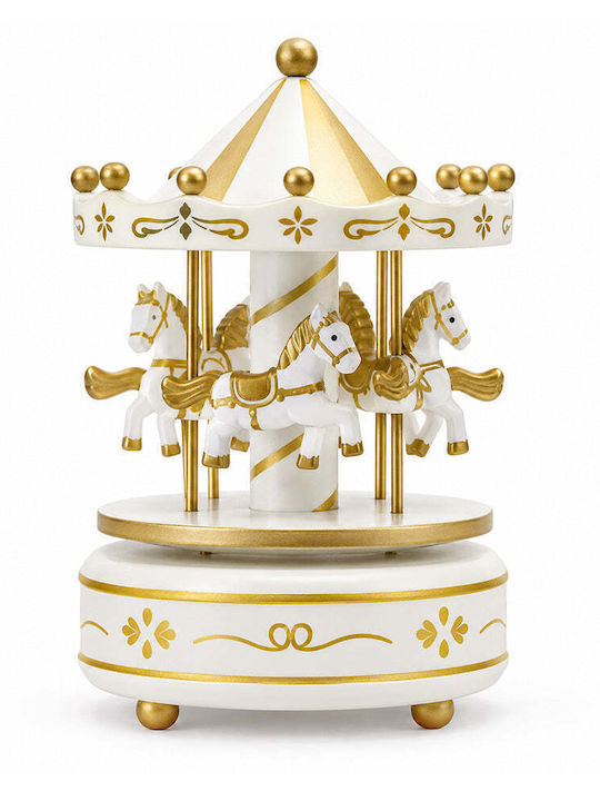 Trademarkt Christmas Decorative Carousel with Music 18x11x11cm