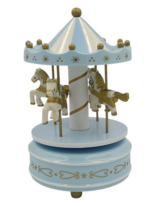 Trademarkt Christmas Decorative Carousel White with Music 18x11x11cm