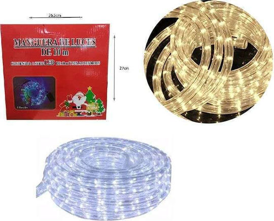 Warm White Christmas Tube Light with Programs 20m