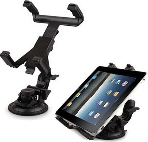 Βάση Κινητού & Tablet Αυτοκινήτου 7.8" - 12.9" με Ρυθμιζόμενα Άγκιστρα Μαύρη