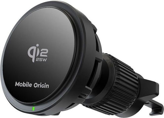 Mobile Origin CA24 Βάση Κινητού Αυτοκινήτου με Μαγνήτη MagSafe Μαύρη