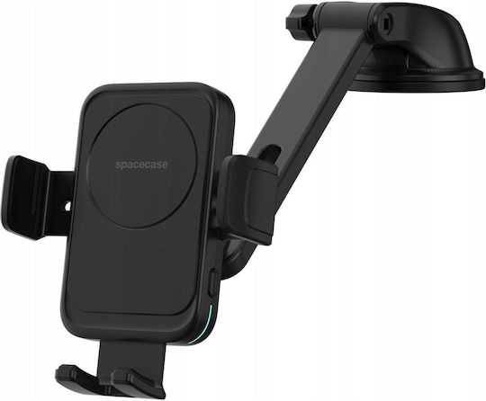 Spacecase Suport Pentru Telefon 4.5" - 7" Cu Încărcare Wireless 15W Negru