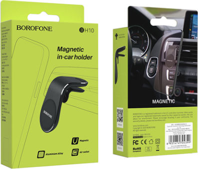 Borofone Βάση Κινητού 3.5" - 6" Μαύρη