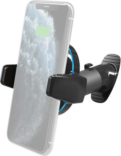 Scosche MagicGrip Dash Βάση Κινητού με Ασύρματη Φόρτιση 10W Μαύρη