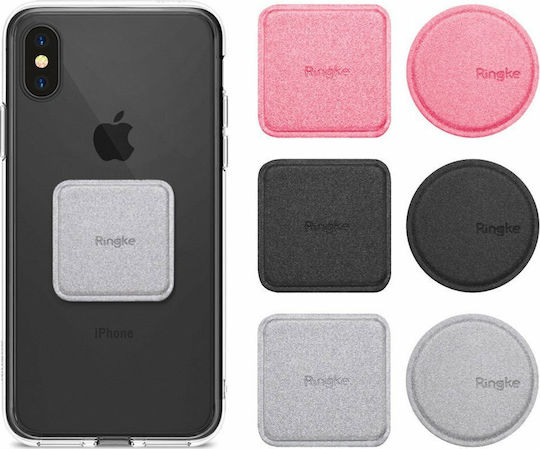 Ringke Leather Covered Self-Adhesive Metal Plate Βάση Κινητού Μαύρη Ringke Leather Covered Self-Adhesive Metal Plate Βάση Κινητού Μαύρη