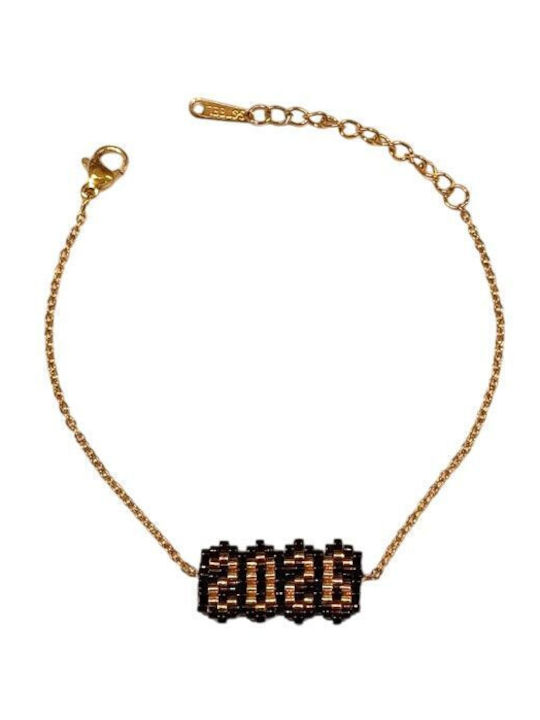 Brățară Pentru Femei Talisman Lanț Din Oțel Placat Cu Aur
